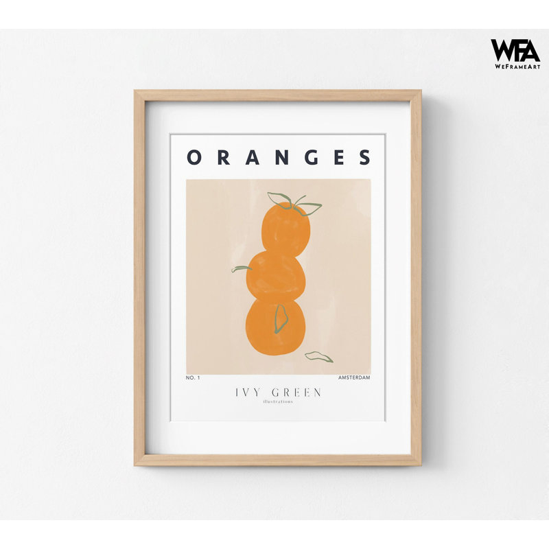 Orange Peel Illustration Decor Idea, Citrus Poster Print, Breakfast Inspired Artwork, Healthy Snack Kitchen Weight Loss Clinic Decor