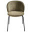 Set of 2 Dining Chairs MILES Corduroy-110715464