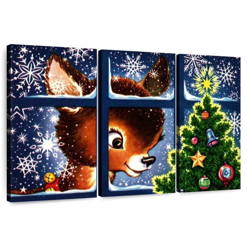 Lelend Xmas Card III, H 48 po x l 74 po