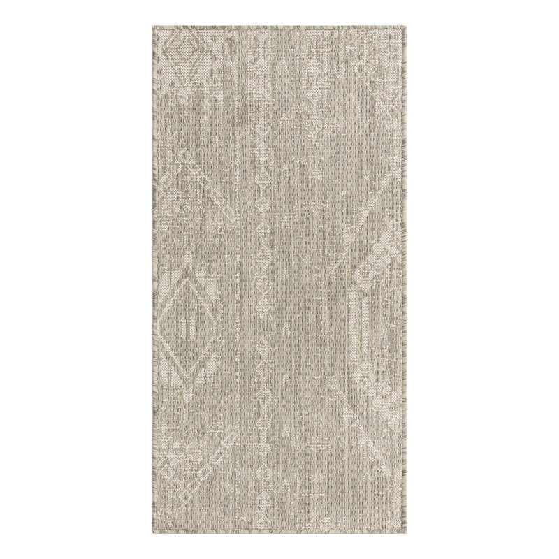 Pittsfield Geometric Indoor / Outdoor Rug, Runner 2' x 4'1"