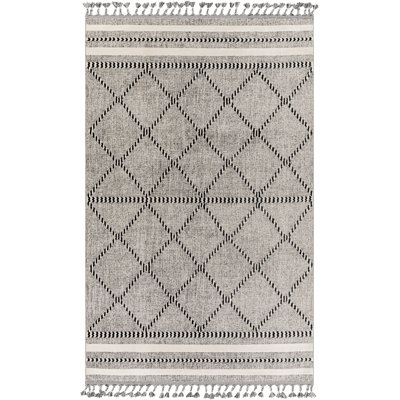 Tapis gris / noir Anfaniola