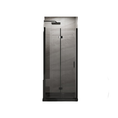 Bifold Frameless Glass Shower Door Finish
