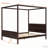 Queen Canopy Bed With Headboard and Footboard-1570315504