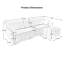 Ensemble de canapé 3 places avec repose-pieds Luxe - Chenille moelleuse et structure en bois massif-1118255138