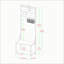 68" Slat Storage Hall Tree-1207607476