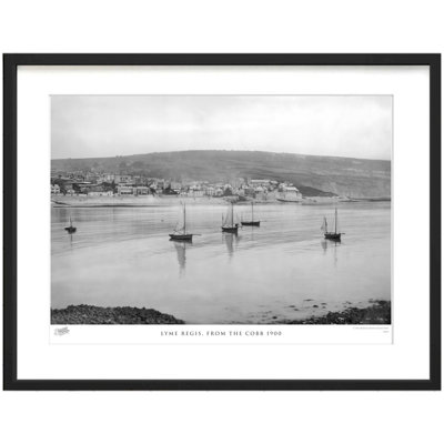 Lyme Regis, From The Cobb 1900 by Francis Frith - Single Picture Frame Print