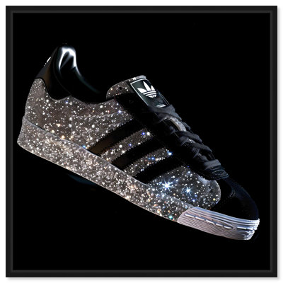 Sparkling Classic Sneaker Canvas Sneaker Head Prints by Art Remedy
