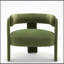 Chaise d'appoint avec pieds en bois robustes-131260933