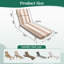  Coussin de patio pour l'extérieur 3 po