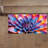 Handcrafted Floral Printed Rug with Soft Pile for Living Space and Bedroom Decor in Vibrant Colors and Intricate Design-1433896567
