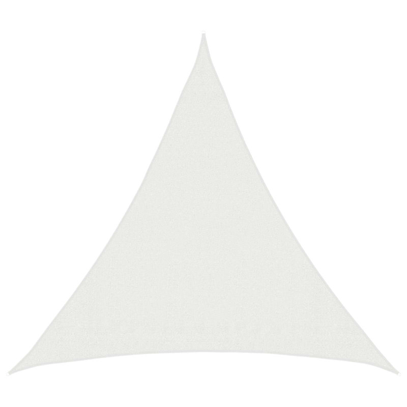 Vidaxl Sunshade Sail Canopy Screen Balcony Awning Canopy HDPE Rectangular, 2m W x 2m L, White