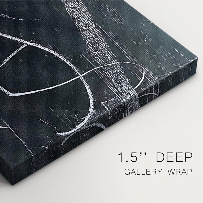 Série ABSTRACT DCXVI - Toile tendue avec châssis Premium - Prêt à être accroché, H 12 po x l 8 po