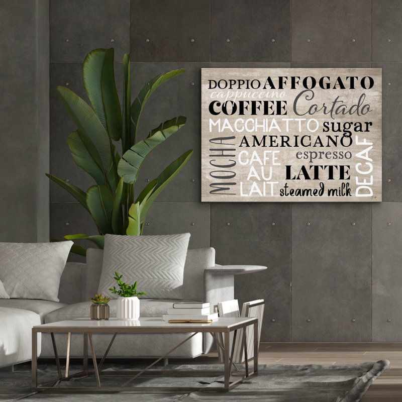 "Coffee Board" par Yass Naffas Designs, H 40 po x l 54 po x P 1,5 po