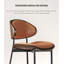 Fauteuil en cuir massif italien luxueux-363883396