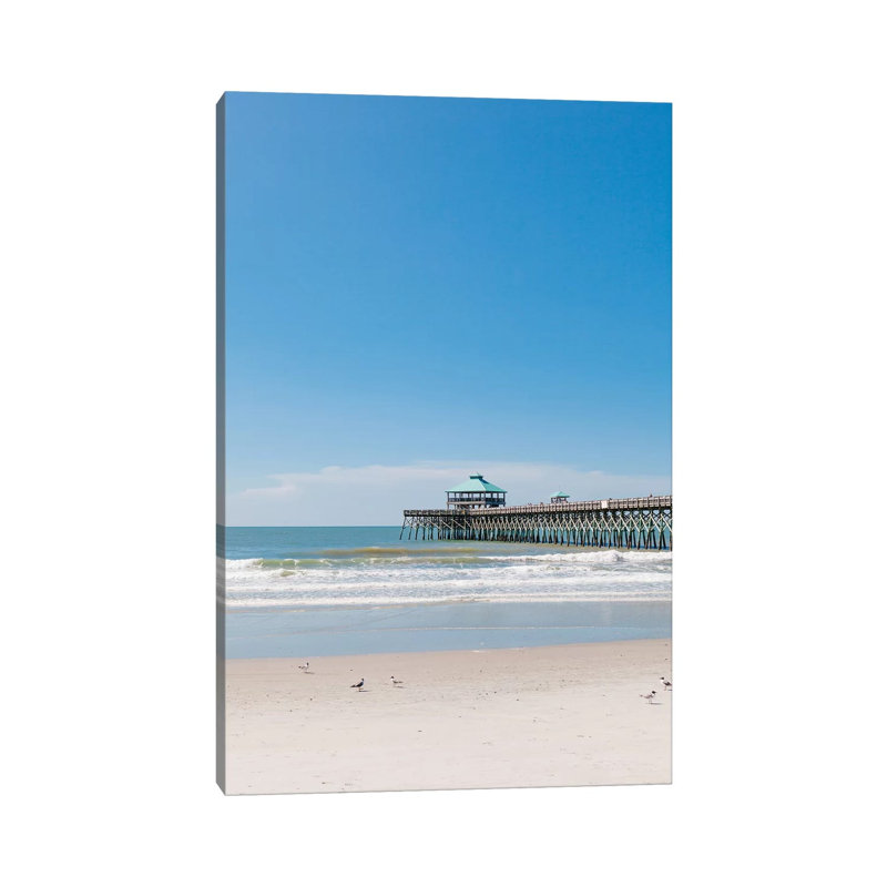 Folly Beach III by Bethany Young - Print on Canvas, Wrapped Canvas, 66.04cm H x 45.72cm W x 3.81cm D