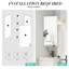 Armoire à pharmacie 13,4 W 23,6 H avec miroir 3 tablettes-1211345819
