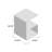 Table de bout rectangulaire avec rangement Sanai
