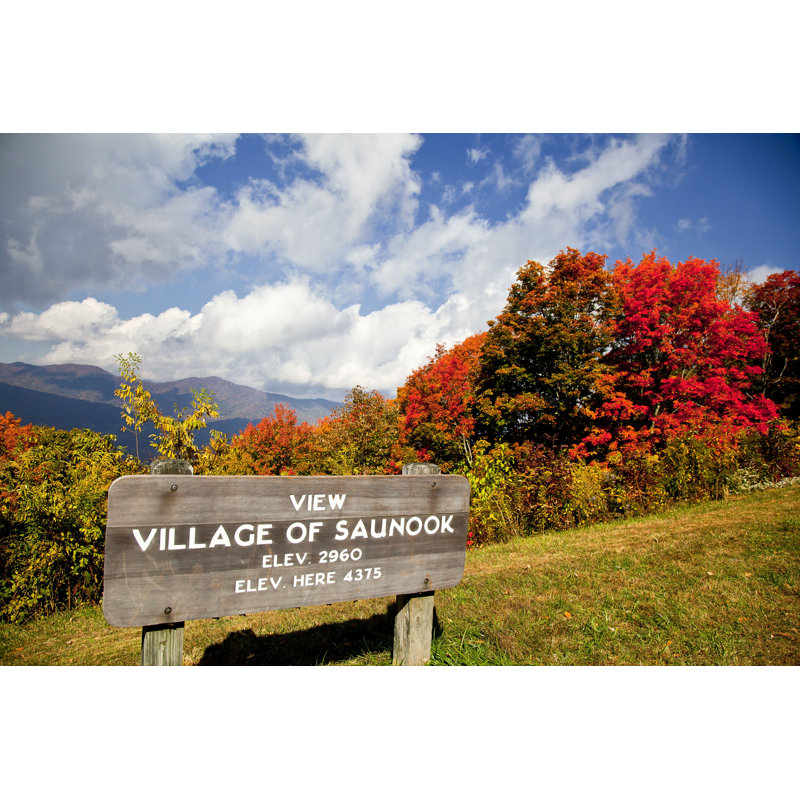 Blue Ridge Parkway Overlook - Photographie sur toile tendue, H 24 po x l 36 po
