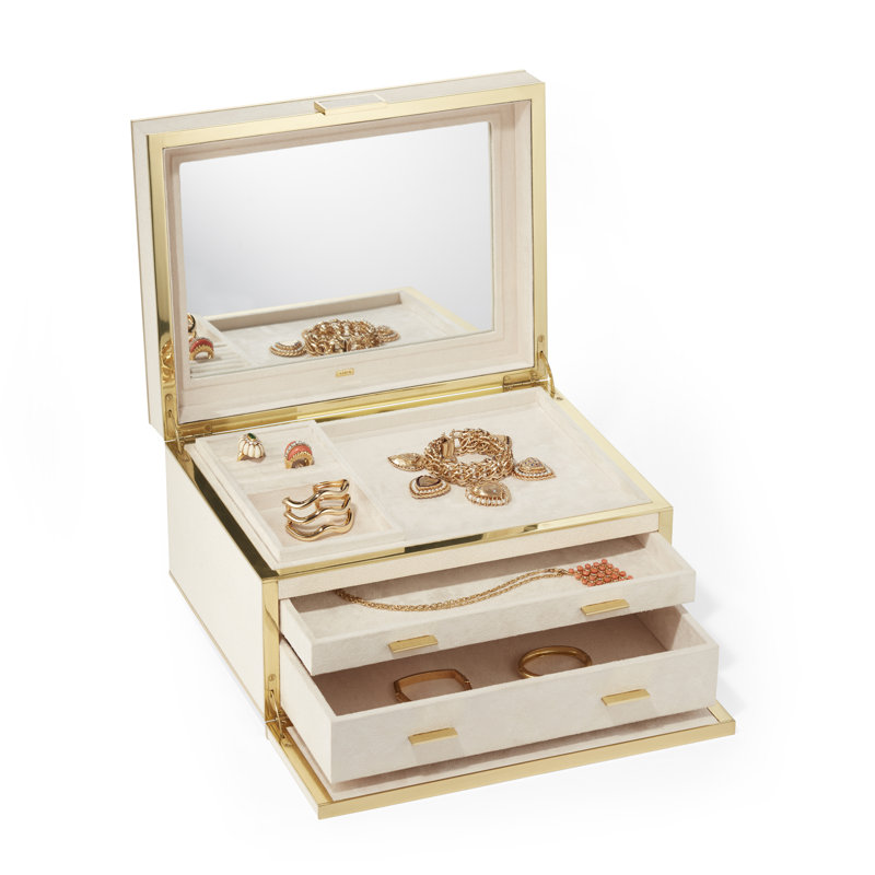 Luxe Leather Jewelry Box