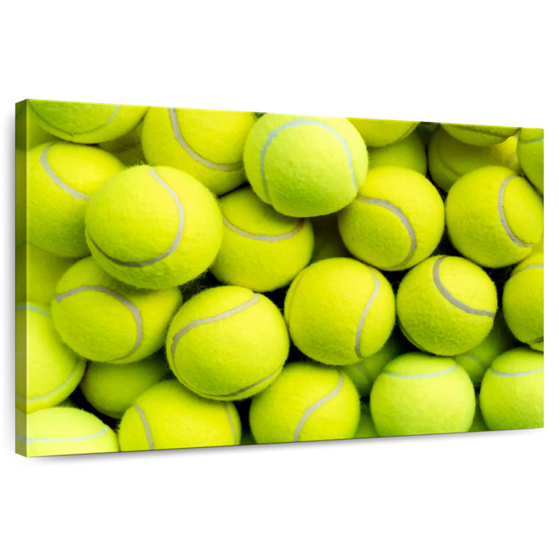 Balles de tennis jaunes Sireci, H 30 po x l 45 po