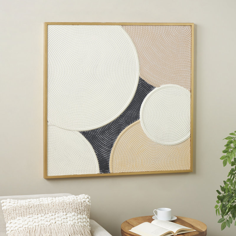 Abstract Wall Decor on Metal