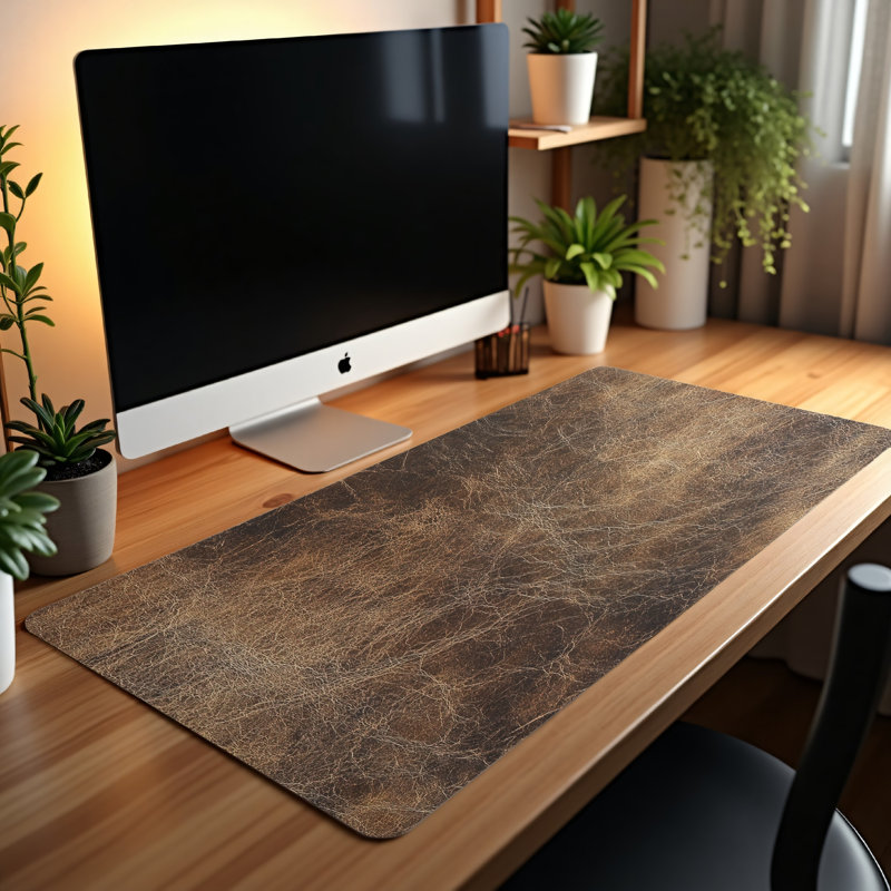 Polyester Desk Pad, 31.5x15.5