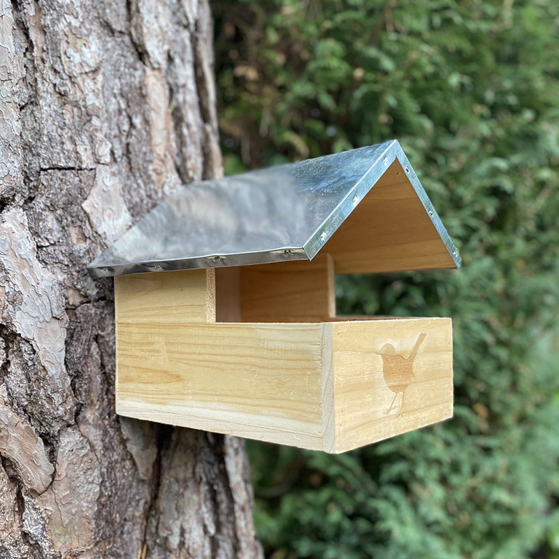 Wooden Mounted Bird House