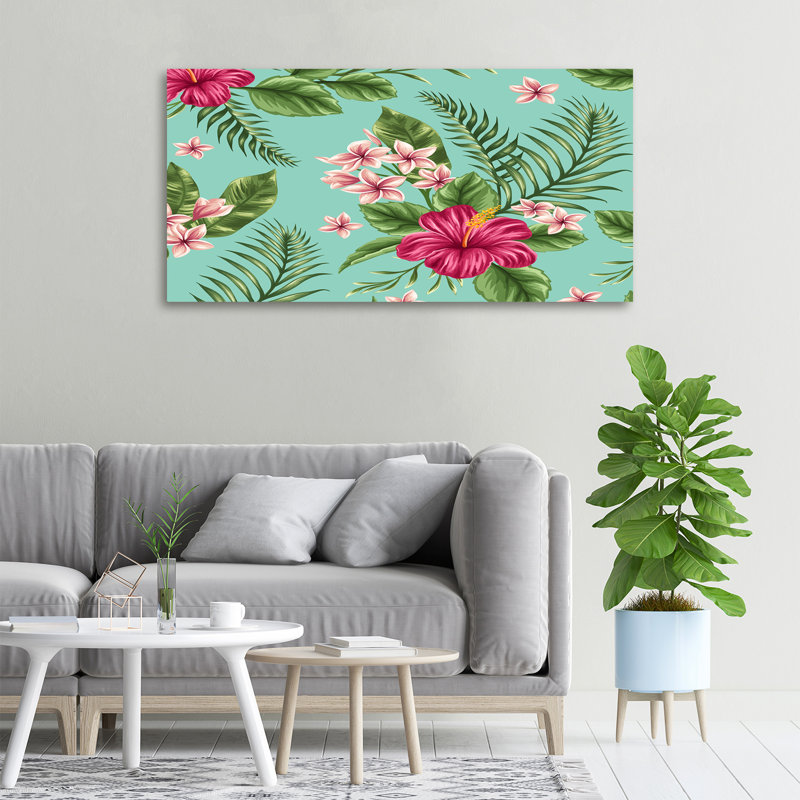1 Piece Wall Art, 50cm H x 100cm W x 2cm D, Wrapped Canvas