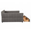 Grand lit plateforme tapissier avec port USB et 2 tiroirs-1337903668