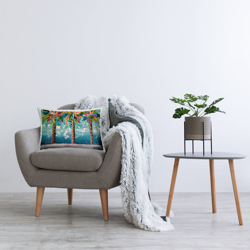 Floral Throw Pillow