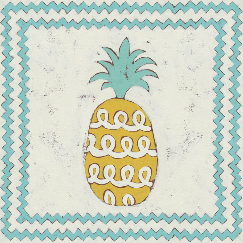 Ananas vacances IV, H 36 po x l 36 po x P 1,25 po