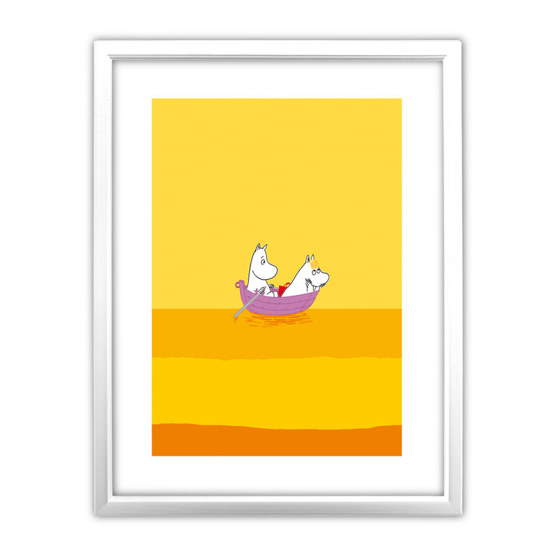 Gardendale Tove Jansson - Single Picture Frame Print, White