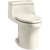 San Souci® Impressions Souci Comfort Height One Piece Compact Elongated Touchless Toilet with Aquapiston Flushing Technology