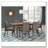 Carson Carrington Natural Walnut Extension Leaf Dining Table