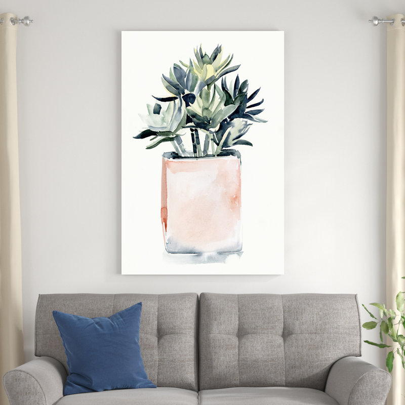 Plante grasse en pot IV, H 48 po x l 32 po