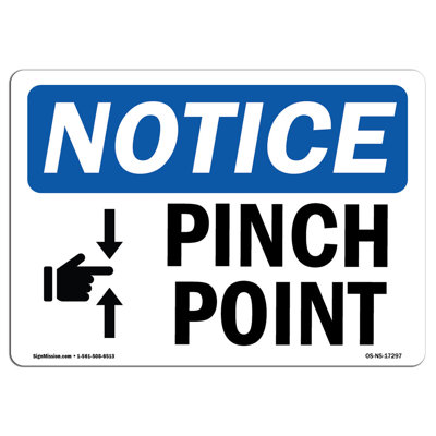Pinch Point Sign