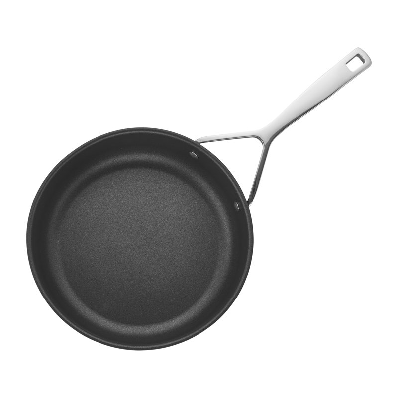 Demeyere AluPro Aluminum Nonstick Deep Fry Pan, 9.45" Diameter
