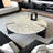 Modern simple round marble coffee table-105343666-105343669