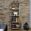 Bradbury 195cm H Iron Etagere Bookcase-529742317-491424754