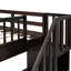 Lit superposé pour escalier, tiroir de rangement, ton, garde-corps, escalier fonctionnel, pieds en pin massif, lit de mise à niveau de chambre à coucher, construction, centre de table spacieux