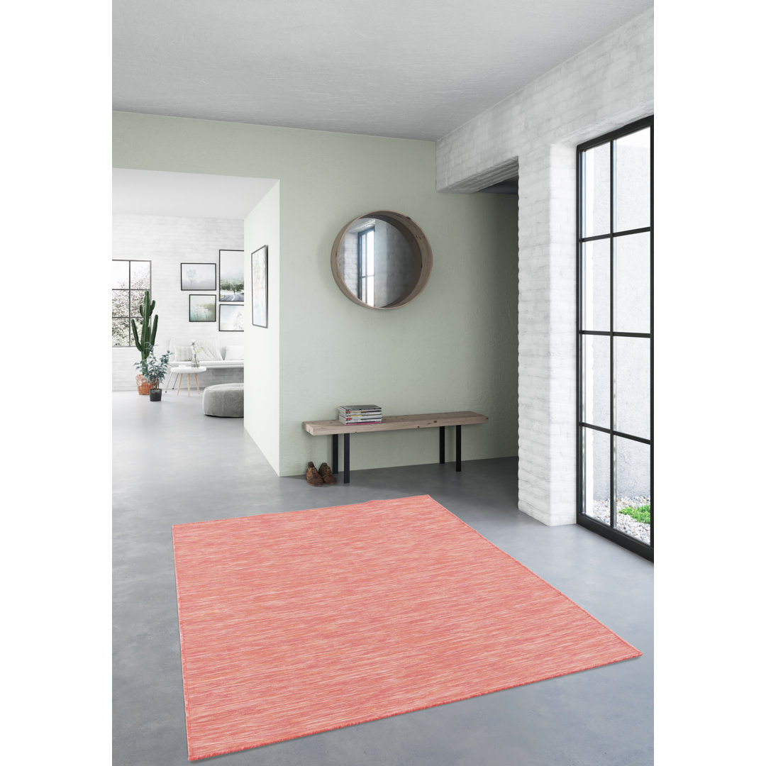 Tilly-Mae Flatweave Red Rug