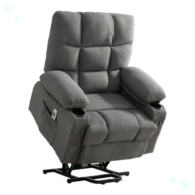 Power Lift Recliner Chair Recliners For Elderly With Heat And Massage Recliner Chair For Living Room With Infinite Position And Side Pocket -  Latitude RunÂ®, 85E1780C5DA24708A39A102D75025589