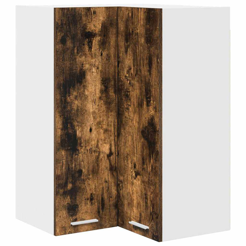 Vidaxl Hanging Cabinet Riga Sonoma Oak And White 57 X 57 X 80 Cm