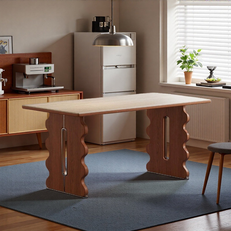 Nouvelle table de salle à manger Stable, H 29,52 po x L 70,86 po x l 31,49 po