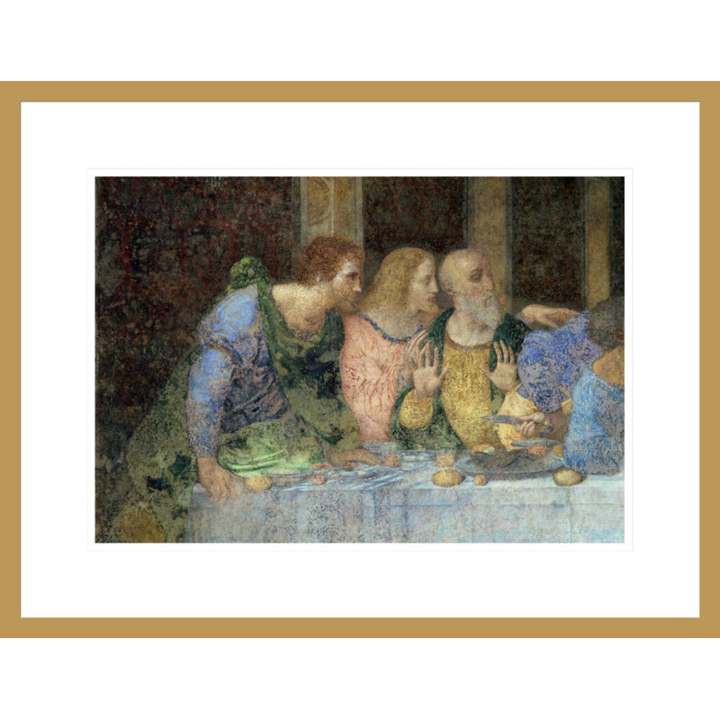 La Cène par Leonardo Da Vinci, H 16,82 po x l 21,75 po