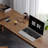 Walnut L-Shaped Solid Wood desk-108679191-108679188