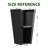 28'' H X 15'' W Indoor/Outdoor Modern Pot Planter with Drainage Hole Metal Large Tall Square Planter for Front Porch Patio-84395812