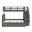 Fashionable Twin-Over-Full Bunk Bed With Trundle-1206371304