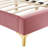 Sutton Performance Velvet Bed Frame-195014846-195014847