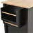 Kitchen Island Cart with Solid Wood Top and Locking Wheels-2096731053